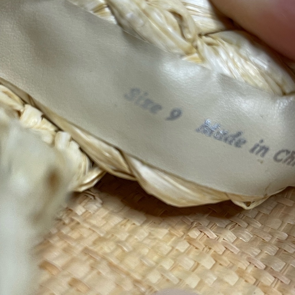 Dolce Vita Wrenly Woven Platform Slide Sandals Size 9 - Picture 6 of 7